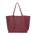 Women Messenger Bags Leather Casual Tassel Handbags Female Designer Bag Vintage Big Size Tote Shoulder Bag High Quality bolsos-wine red-(30cm<Max Length<50cm)-JadeMoghul Inc.
