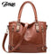 Women Messenger Crossbody Bag For Women Leather Luxury Designer Bag Handbag Women Famous Brand Ladies High Quality 2017 Sac 935-Apricot-34cm 26cm 16cm-JadeMoghul Inc.