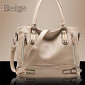 Women Messenger Crossbody Bag For Women Leather Luxury Designer Bag Handbag Women Famous Brand Ladies High Quality 2017 Sac 935-Beige-34cm 26cm 16cm-JadeMoghul Inc.