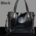 Women Messenger Crossbody Bag For Women Leather Luxury Designer Bag Handbag Women Famous Brand Ladies High Quality 2017 Sac 935-Black-34cm 26cm 16cm-JadeMoghul Inc.