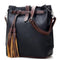 Women Patent Leather Bucket Style Cross Body Bag-Black-China-32 x 26 x 14 cm-JadeMoghul Inc.