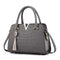 Women Patent Leather Crocodile Embossed Bag With Tassel Charm AExp