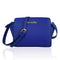 Women Patent Leather Messenger Crossbody Bag-Blue-JadeMoghul Inc.