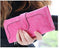 Women Patent Leather Wallet With Metal Chain Tassel Detailing-774 rose red-JadeMoghul Inc.