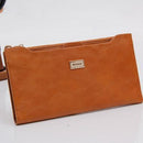 Women Patent Leather Wallet With Zipper Coin Pocket-Big Size Orange 838-JadeMoghul Inc.