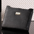 Women Patent Leather Wallet With Zipper Coin Pocket-Middle Size Black839-JadeMoghul Inc.