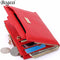 Women Patent Leather Wallet With Zipper Coin Pocket-Middle Size Orang839-JadeMoghul Inc.