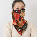 Women Print Face Scarf Winter Spring Mask Female Bandana Designer Warm Foulard Cotton Soft Neck Scarves Ring Wraps Cover 2020 JadeMoghul Inc. 