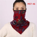 Women Print Face Scarf Winter Spring Mask Female Bandana Designer Warm Foulard Cotton Soft Neck Scarves Ring Wraps Cover 2020 JadeMoghul Inc. 