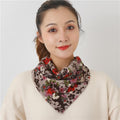 Women Print Face Scarf Winter Spring Mask Female Bandana Designer Warm Foulard Cotton Soft Neck Scarves Ring Wraps Cover 2020 JadeMoghul Inc. 