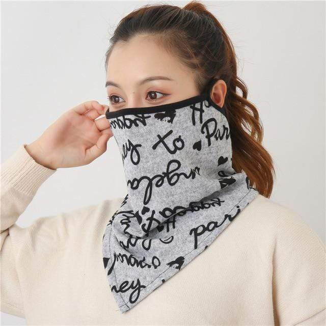 Women Print Face Scarf Winter Spring Mask Female Bandana Designer Warm Foulard Cotton Soft Neck Scarves Ring Wraps Cover 2020 JadeMoghul Inc. 