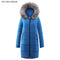 Women Printed long Winter Jacket-CY1630BU-GR-S-JadeMoghul Inc.