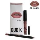 Women Professional Matte water Proof Liquid Lip Color And Lip Liner Pencil Kit-BK 02 Candy-JadeMoghul Inc.