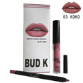 Women Professional Matte water Proof Liquid Lip Color And Lip Liner Pencil Kit-BK 03 Koko-JadeMoghul Inc.