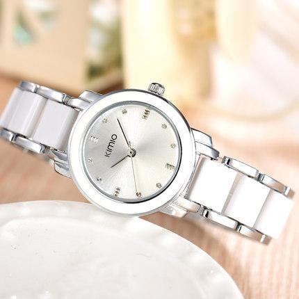 Women Quartz Bracelet Wristwatch/Stainless Steel Bracelet Watch-Silver-JadeMoghul Inc.