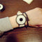 Women Quartz Watch / Unique Leather Wristwatch-White-China-JadeMoghul Inc.