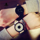 Women Quartz Watch / Unique Leather Wristwatch-White-China-JadeMoghul Inc.