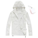 Women Quick dry Hiking Jacket-White-XS-JadeMoghul Inc.