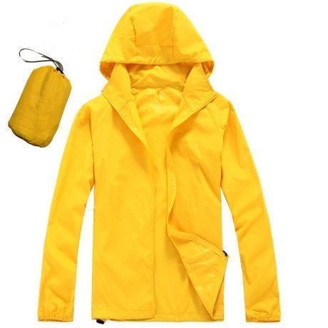 Women Quick dry Hiking Jacket-Yellow-XS-JadeMoghul Inc.
