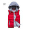 Women Quilted Sleeveless Hoodie-red-S-JadeMoghul Inc.