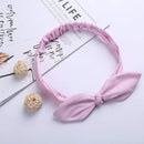 Women Rabbit Ear Print Headbands Retro Hair Accessories Knotted Turban Bandage Bandanas Hairband Headwrap Hair Bands JadeMoghul Inc. 