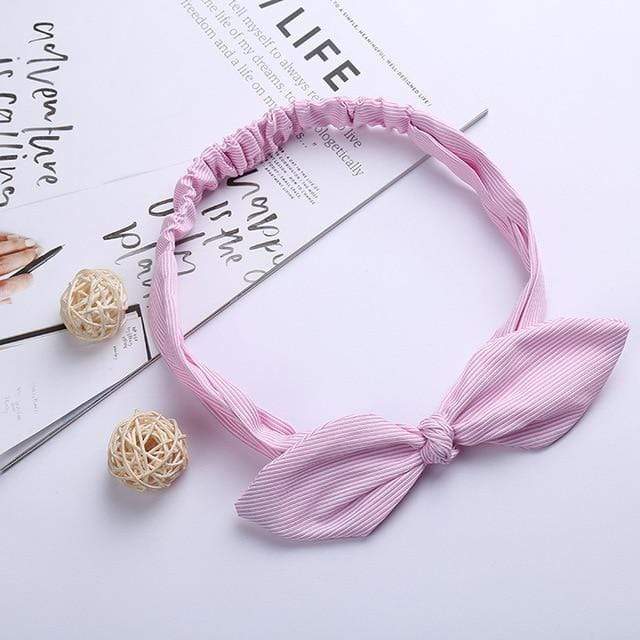 Women Rabbit Ear Print Headbands Retro Hair Accessories Knotted Turban Bandage Bandanas Hairband Headwrap Hair Bands JadeMoghul Inc. 