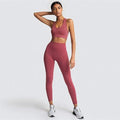 Women's Seamless Yoga Suit Sportswear Fitness Suit Sports Bra Leggings 2 Piece Sets Gym Clothes Costume For Yoga Female 2020 Hot JadeMoghul Inc. 