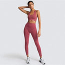 Women's Seamless Yoga Suit Sportswear Fitness Suit Sports Bra Leggings 2 Piece Sets Gym Clothes Costume For Yoga Female 2020 Hot JadeMoghul Inc. 