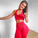 Women's Seamless Yoga Suit Sportswear Fitness Suit Sports Bra Leggings 2 Piece Sets Gym Clothes Costume For Yoga Female 2020 Hot JadeMoghul Inc. 