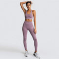 Women's Seamless Yoga Suit Sportswear Fitness Suit Sports Bra Leggings 2 Piece Sets Gym Clothes Costume For Yoga Female 2020 Hot JadeMoghul Inc. 