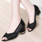 Women Sandals Bling Open Toe High Heels Hollow Out Pumps Woman Dress Shoes OL office Ladies Shoes zapatos mujer 6620-Black-4.5-JadeMoghul Inc.