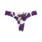 Women Seamless Cotton Brazilian Briefs-Rose Floral Purple-L-JadeMoghul Inc.