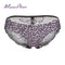 Women Seamless Cotton Breathable Lace Panties-Grey leopard-XXL-JadeMoghul Inc.