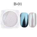 Women Shell Mirror Nail Powder Pigment-B01-JadeMoghul Inc.