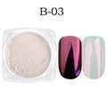 Women Shell Mirror Nail Powder Pigment-B03-JadeMoghul Inc.