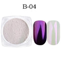 Women Shell Mirror Nail Powder Pigment-B04-JadeMoghul Inc.