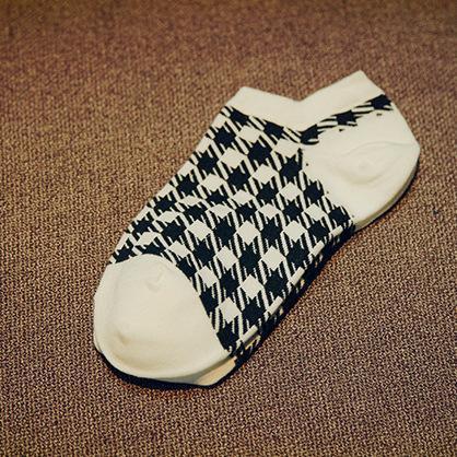 Women Short Ankle Length Cat Print Cotton Socks-ws57-One Size-JadeMoghul Inc.
