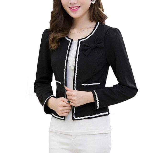 Women short Length Blazer/Jacket With Bow Detailing