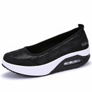 Women Slip On Platform Loafers /Walking Shoes-001 black-6-JadeMoghul Inc.