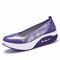Women Slip On Platform Loafers /Walking Shoes-001 purple-6-JadeMoghul Inc.