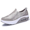 Women Slip On Platform Loafers /Walking Shoes-003 grey-6-JadeMoghul Inc.
