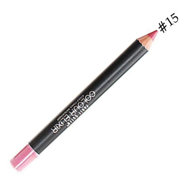 Women Smooth Wear Long Lasting Lip Liner Pencil-15-JadeMoghul Inc.