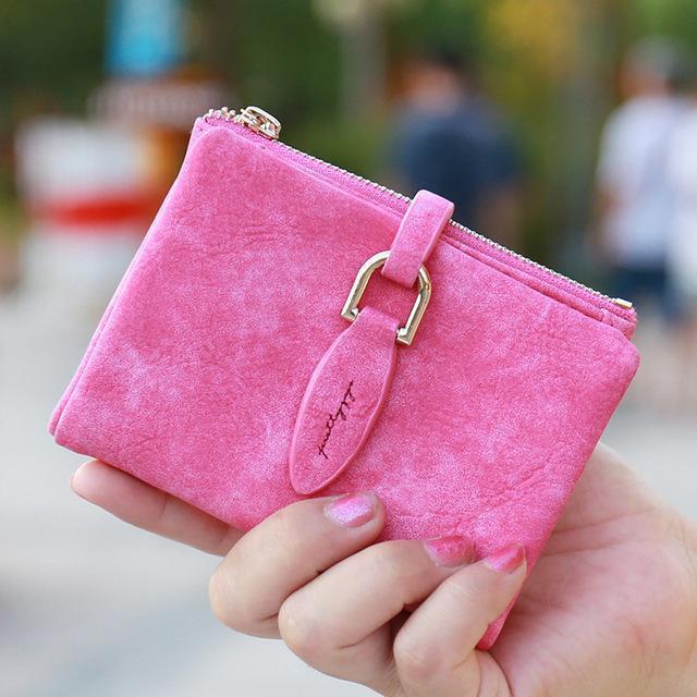 Women Snap Closure Handy Carry All Wallet