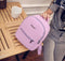 Women Soft Faux Leather Solid Color Backpack