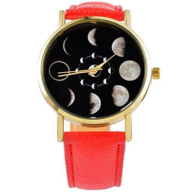 Women Solar Moon Phase Lunar Eclipse Watch