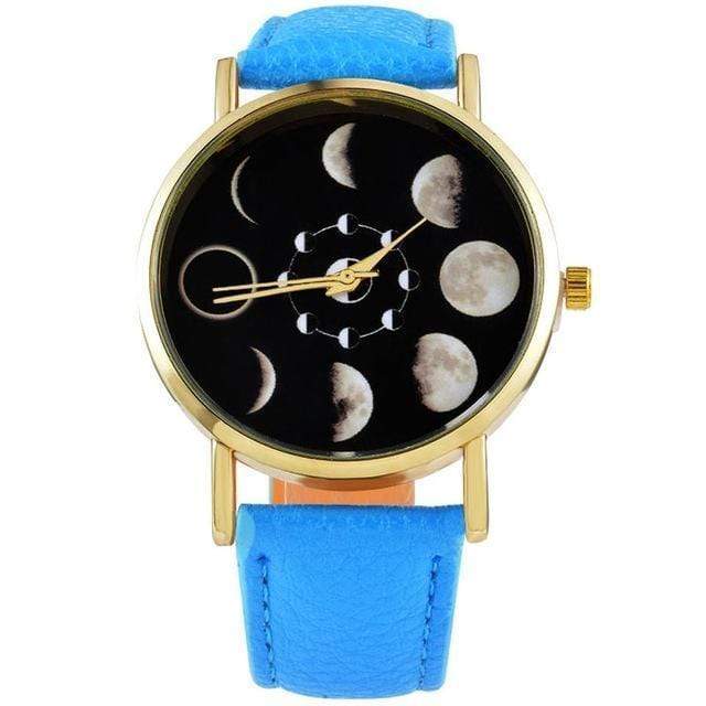 Women Solar Moon Phase Lunar Eclipse Watch