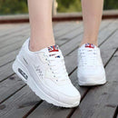 Women Solid Color Lace Up Running Shoes/ Sneakers