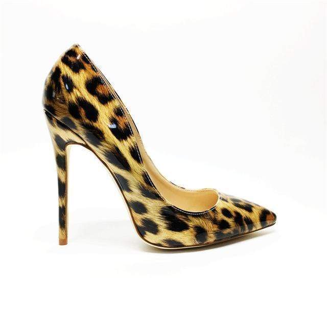Women Solid Colors/ Leopard Print Pumps With 3 / 4 / 5 Inch Heels
