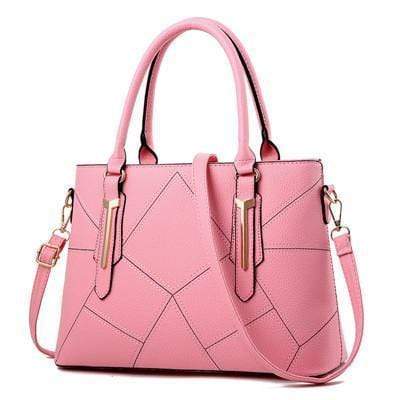 Women Spacious Office Bag With Stitch Work Detailing