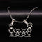 Women Stainless Steel Family Choker Necklace